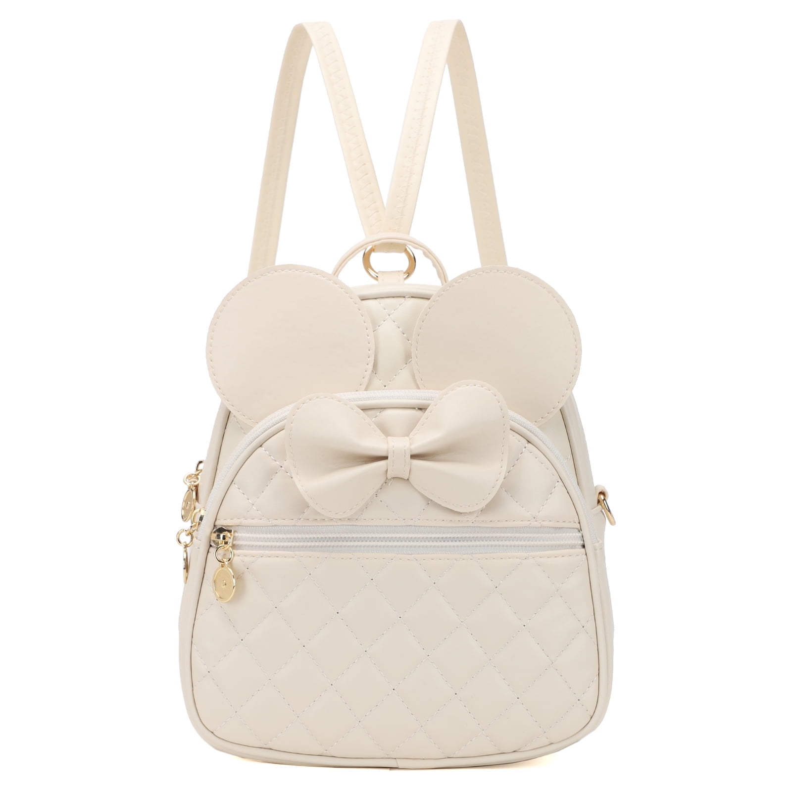 Mini Backpack Bowknot Polka Dot Cute Daypack Convertible Shoulder Bag Purse KL928 Bowknot Polka Dot Cute Mini Backpack Small Daypacks  main image 3