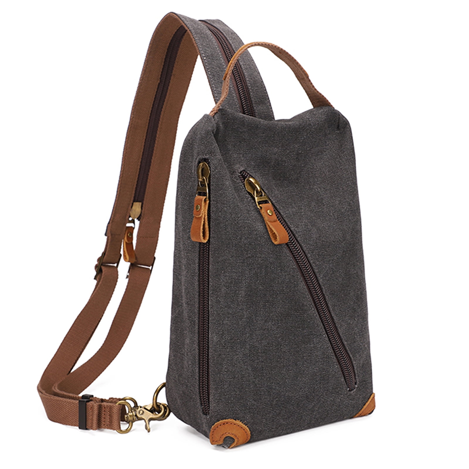 KL928 Canvas Sling Bag Small Crossbody Backpack Shoulder Casual