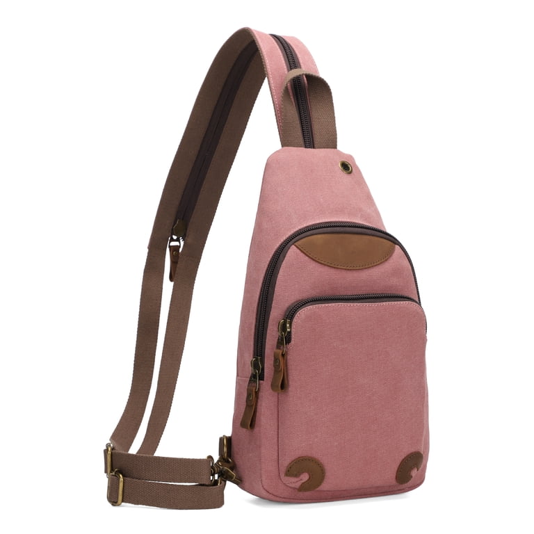 KL928 Canvas Sling Bag for Men Women Crossbody Backpack  display picture 3