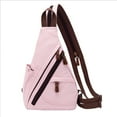 thumbnail image 1 of KL928 Canvas Sling Bag for Women Sling Backpack Crossbody Shoulder Bag for Men Small Backpack, 1 of 6