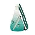 thumbnail image 1 of KL928 Canvas Sling Bag for Women Sling Backpack Crossbody Shoulder Bag for Men Small Backpack, 1 of 6