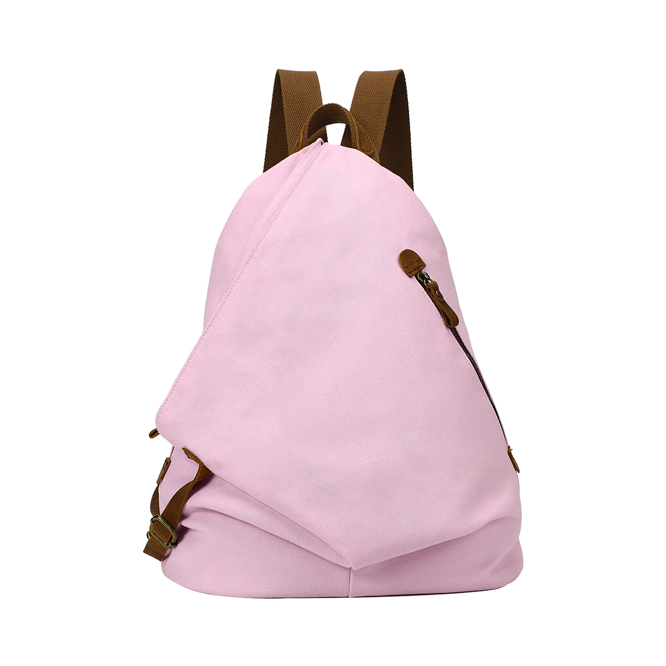 KL928 Vintage PU Leather Backpack - Large 15"H Daypack, Casual Rucksack For Men & Women, Coffee Brown, Water-Resistant - View #7