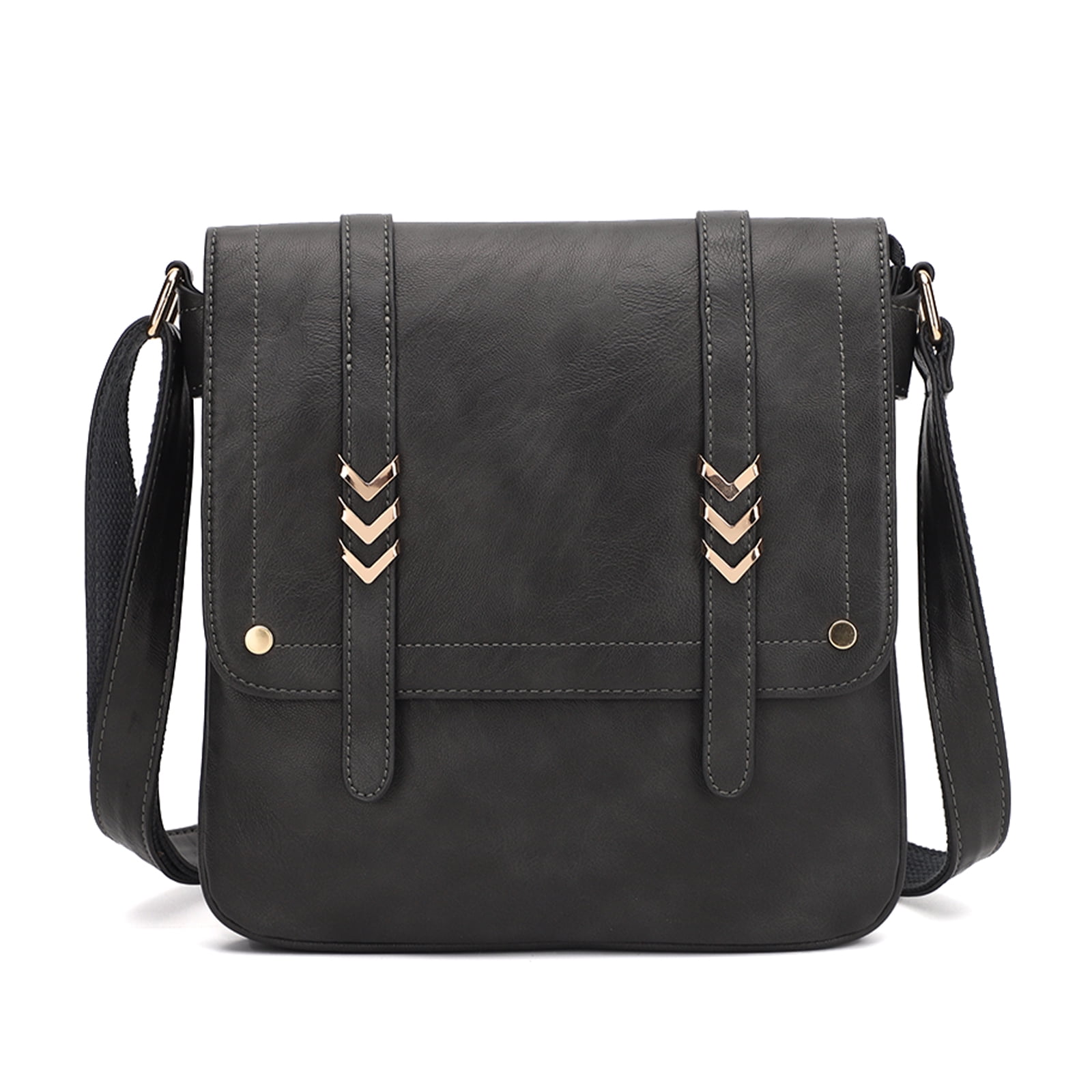 KL928 Crossbody Bags for Women Soft FAUX Leather Wallet Purses Adjustable Strap Medium Shoulder Handbags