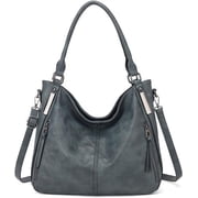 KL928 Hobo Handbag for Women Ladies Leather Tote Shoulder Bag Large Crossbody BagsBlue