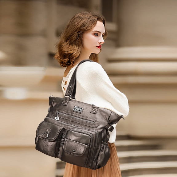 KL928 Large Purses and Handbags Ladies Shoulder Bags Tote Bags for Women with Zipper