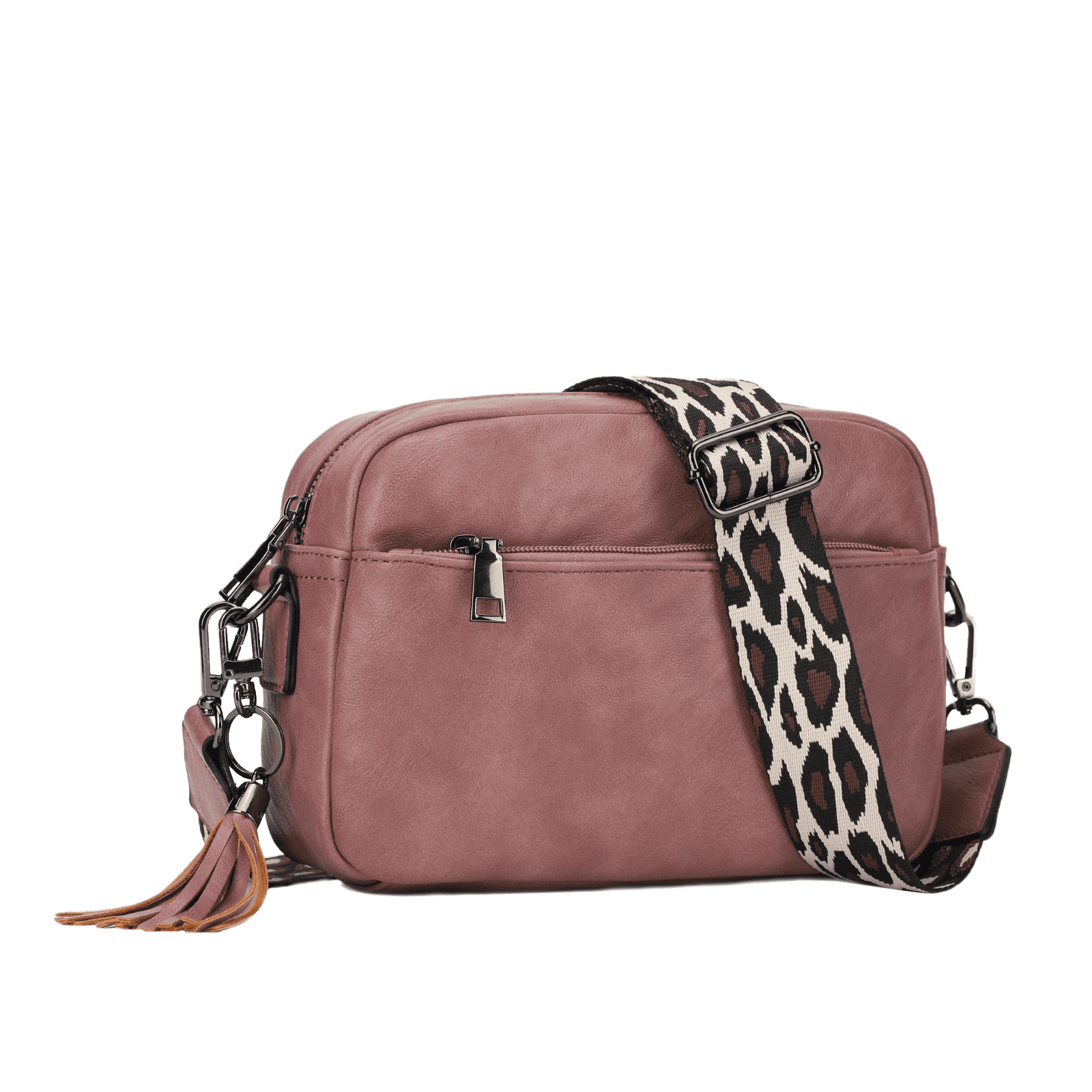 KL928 Soft Leather Crossbody Bag for Women Ladies Wide Strap Shoulder Bag Small Purses and Handbags