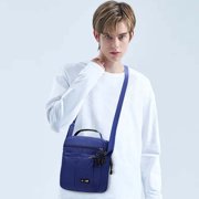 KL928 Men Causal Canvas Messenger Multifunctional Shoulder Sling Bag Travel Bag Outdoor