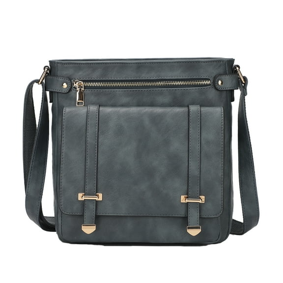 KL928 Crossbody Bags for Women Soft FAUX Leather Wallet Purses Adjustable Strap Medium Shoulder Handbags