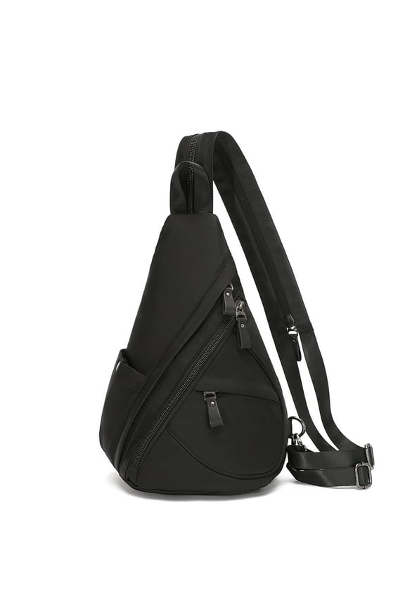 Nylon Sling Bag Small Crossbody Backpack Shoulder Casual Daypack for Cycling Hiking Travel