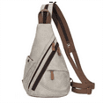 thumbnail image 1 of KL928 PU Leather Crossbody Backpack Sling Bag Shoulder Casual Daypack Rucksack for Men Women, 1 of 6