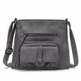 thumbnail image 1 of KL928 PU Leather Crossbody Bags and Purses for Women Multi Pocket Shoulder Bag, 1 of 6
