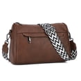 thumbnail image 1 of KL928 Small Crossbody Purses for Women Shoulder Bags with 2 Straps (Chestnut Brown), 1 of 8