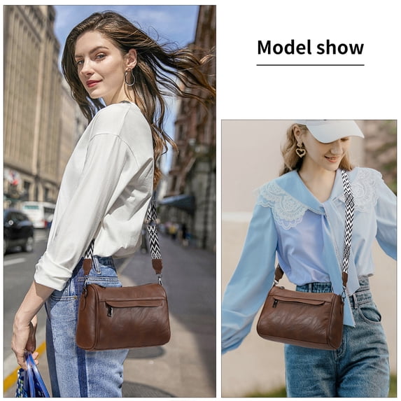 KL928 Women Crossbody Bags Lightweight Shouler Purses and Handbags with 2 Straps