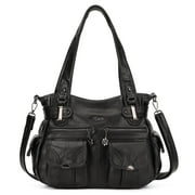 KL928 Women Large Handbag Purse PU Leather Crossbody Bag for Work Holiday Gifts