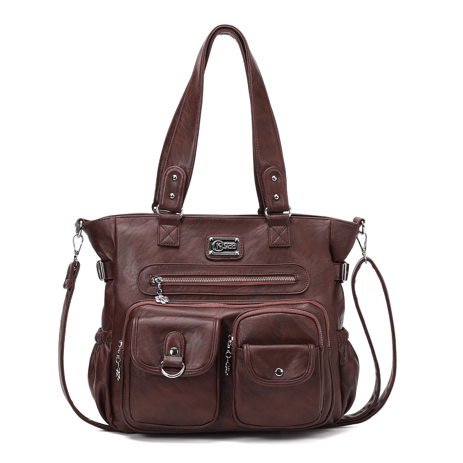 KL928 Women's Leather Handbag, Crossbody Carrying Office Satchel