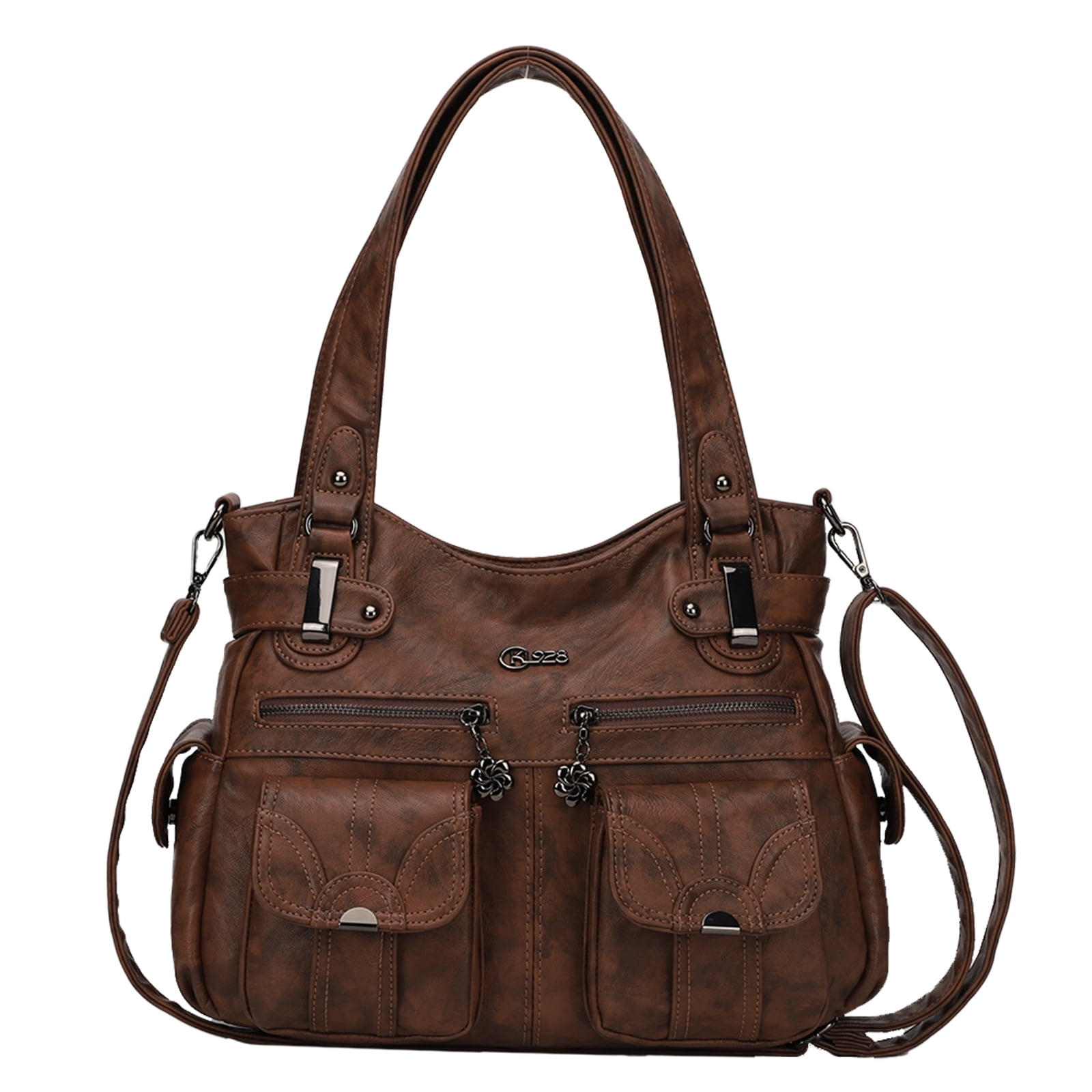 KL928 Women Multi Pocket Handbag Purse Hobo Crossbody Bag for Work ...