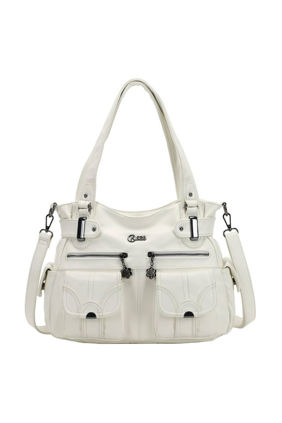 Women Multi Pocket Tote Bag Purses and Handbags Hobo Crossbody Bag for Work Travel