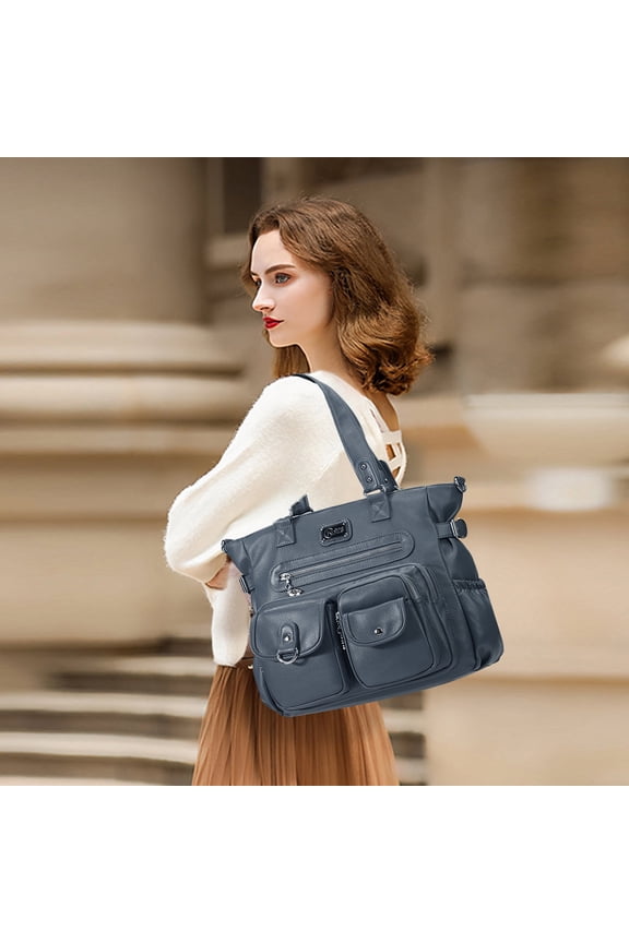 Women's Leather Purses and Handbags Hobo Tote Satchel Bags for Women