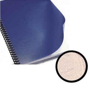 KLAI-Co White Grain Presentation Covers (80 Lbs)- Letter Size 8 1/2" x 11"