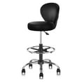 thumbnail image 1 of KLASIKA Drafting Chair Rolling Swivel Salon Stool with Back Support Foot Rest Adjustable Hydraulic for Office Massage Facial Spa Medical Tattoo Beauty Barber, 1 of 8