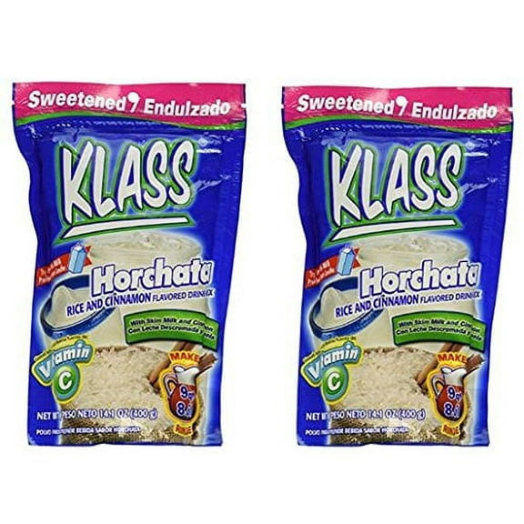 KLASS Horchata Instant Drink Mix, 14.1 oz (Pack of 2)