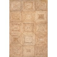 KLAVATE Natural Jute Wave Edge Hand Braided Scalloped Farmhouse ...