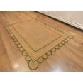 thumbnail image 1 of KLAVATE Natural Jute Hand Braided Scalloped Area Rug, 1 of 5