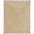 thumbnail image 1 of KLAVATE Natural Jute Hand Braided Scalloped Wave Edge Farmhouse Jute Rug, 1 of 5