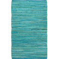 thumbnail image 1 of KLAVATE Striped Rag Rug Hand Woven & Reversible for Living Room Chindi Rug, 1 of 5