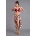 thumbnail image 1 of KLAVATE Women 100% Cotton Wrap Beach Hand Block Print Swimsuit Cover Up Long Sarong, 1 of 3