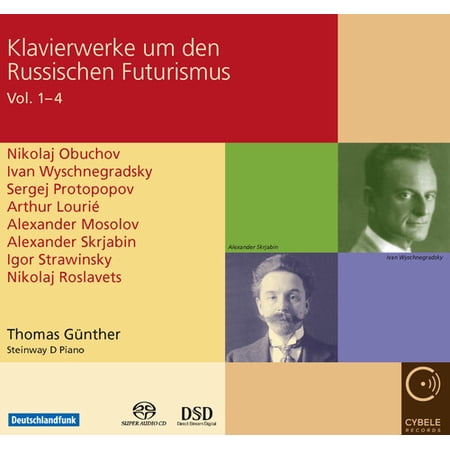Obuchov / Gunther - Piano Works By The Russion Futurism 1-4 - Music & Performance - SACD