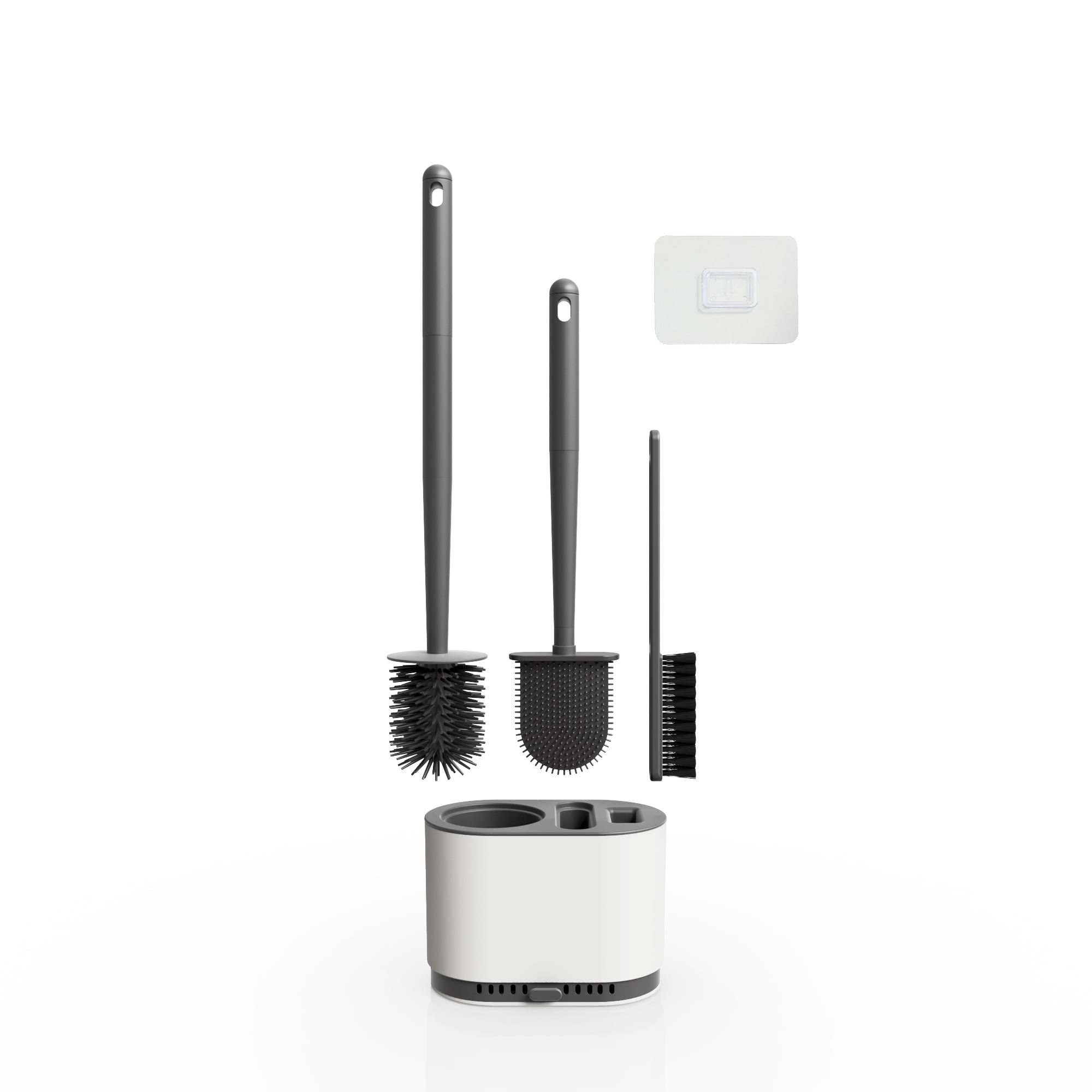 KLDKLD Toilet Brush,Wall Mounted Toilet Brush for Bathroom,AllRound