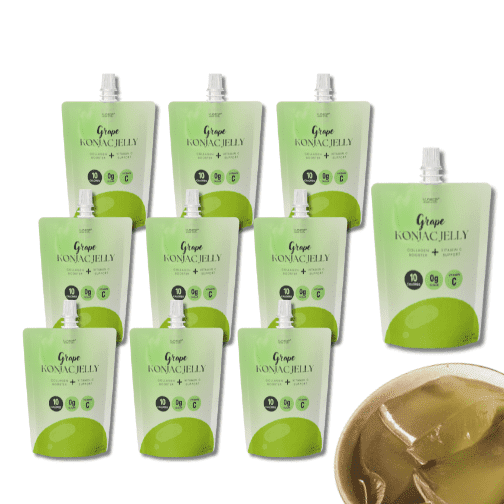 KLDSCP Keto Konjac Jelly, Vegan, 0 Calories, 0 Sugar, 0 Carb, 16 Pack, 300g