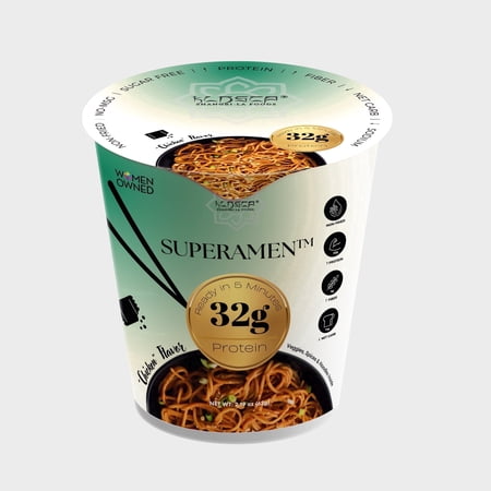 KLDSCP Superamen™ - 'Chicken' Flavored Protein Ramen - High Protein, Keto Friendly, Vegan, Non-GMO, Kosher, Low Carb, Plant-Based Bean Noodles - (1 Box of 200g)