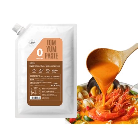 KLDSCP Thai Tom Yum Asian Cooking Paste for ramen broth. GLUTEN-FREE. Versatile. Medium Heat (Bulk 17.oz pack) Updated