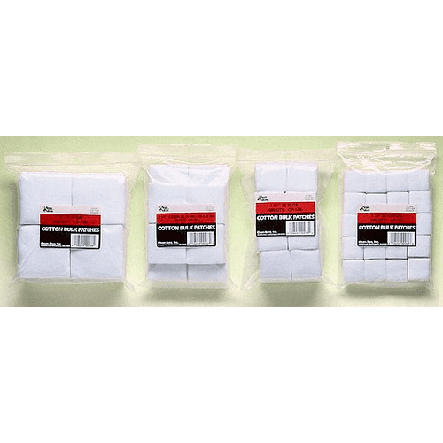 KLEEN-BORE SUPER SHOOTER COTTON PATCHES CLEANING PATCHES 1.25" SQ