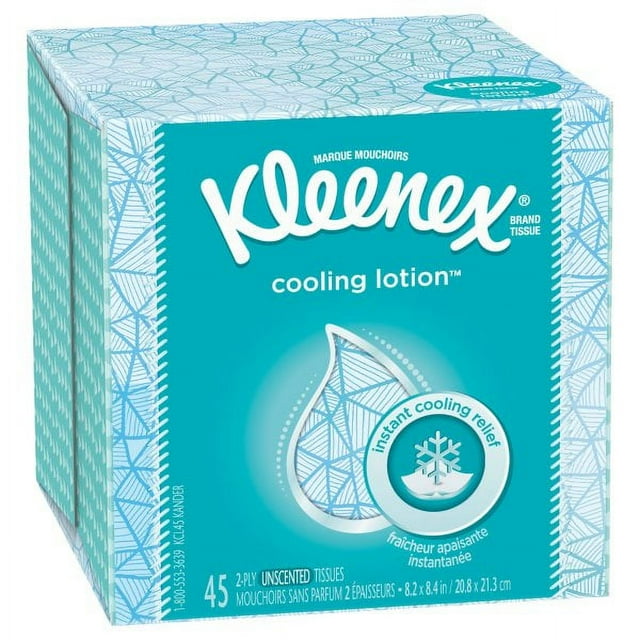 KLEENEX COOL TOUCH FACIAL TISSUE UPRIGHT 45 FSC MIX SGSNACOC005460