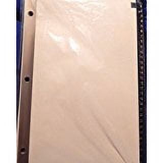 KLEER-FAX BLACK LEATHER TABS "1-31", FITS 9 1/2" X 6" 3 RING BINDER