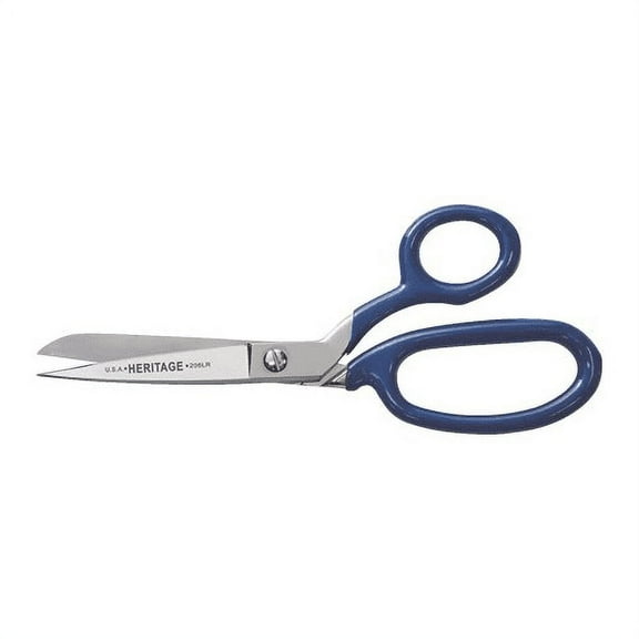 KLEIN TOOLS 206LR-P 7" Chrome Bent Scissor