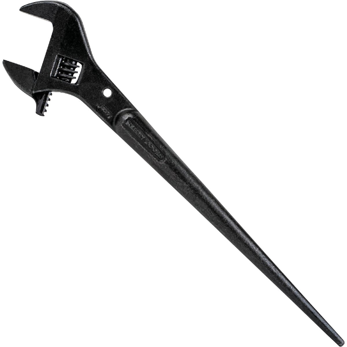 KLEIN TOOLS 3239 Adjustable Spud Wrench, Made in USA, 16-Inch Length, 1-5/8 Wrench Opening, Fits Heavy Nuts and Bolts up to 1-Inch, Tethering