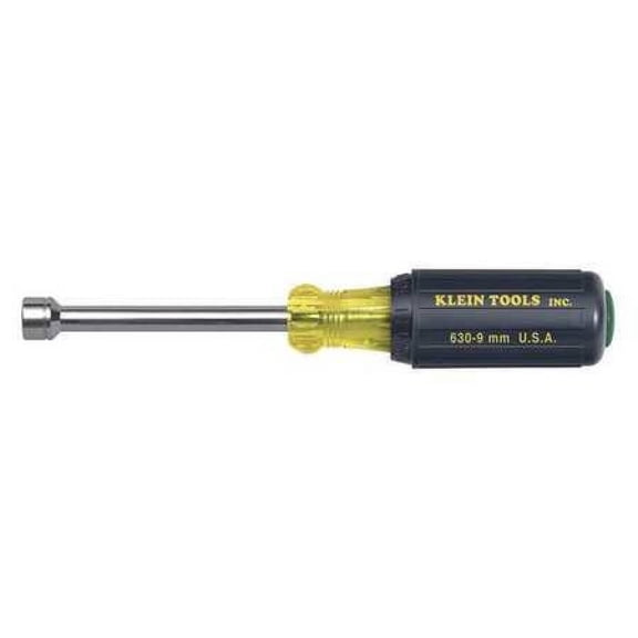 KLEIN TOOLS 630-9MM Cushion-Grip Hollow-Shank Nut Driver