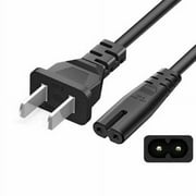 KLEZNRNI 6 Cord Power Cable for Original Playstation PS2, Black