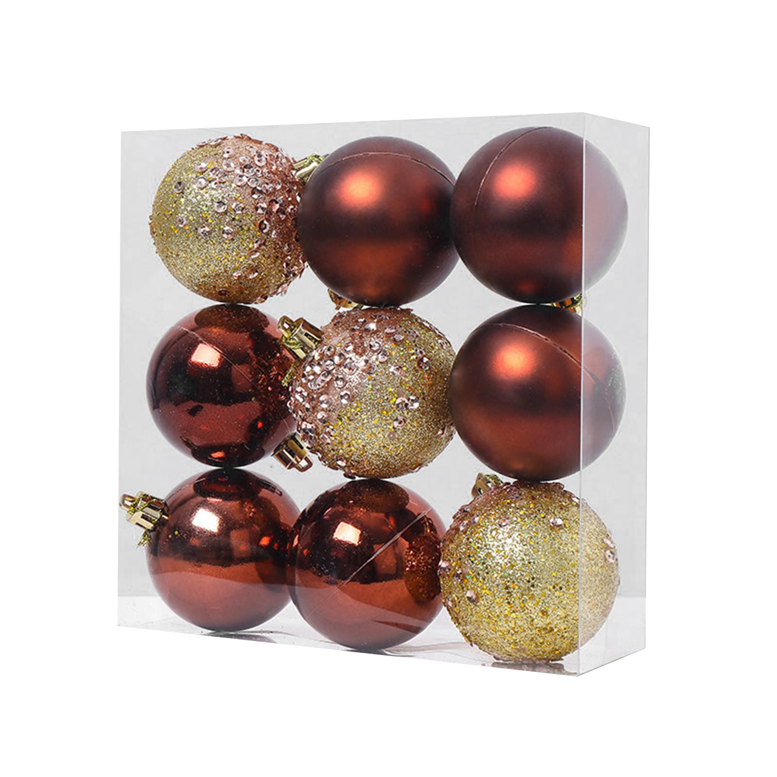 KLFGJ Decorations,Home Furnishing,Hangs,6cm/2.36in 9 Christmas Balls