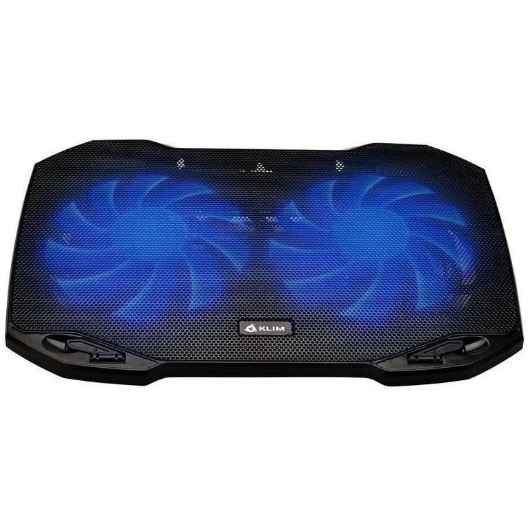 KLIM Pro Ventola Raffreddamento PC Portatile - Base Raffreddamento Professionale Con 2 Ventole 120mm, Ultra Leggera 550g, Per Laptop 10-15.6 Pollici - Bianco - Foto 6