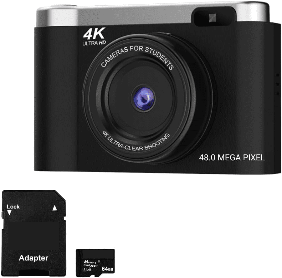 KLIOMAX 4K Digital Camera for Photography with Autofocus, 48MP