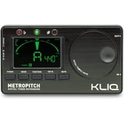 KLIQ MetroPitch - Metronome Tuner for All Instruments - with Guitar, Bass, Violin, Ukulele, and Chromatic Tuning Modes (MetroPitch, Black)