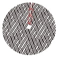 thumbnail image 1 of KLL 30" Christmas Tree Skirt Black White Stripes Xmas Tree Skirts Mat for New Year Xmas Holiday Party Indoor Outdoor Home Decoration, 1 of 5