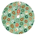thumbnail image 1 of KLL 30" Christmas Tree Skirt Christmas Donuts Xmas Tree Skirts Mat for New Year Xmas Holiday Party Indoor Outdoor Home Decoration, 1 of 7
