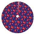 thumbnail image 1 of KLL 30" Christmas Tree Skirt Cute Crabs Xmas Tree Skirts Mat for New Year Xmas Holiday Party Indoor Outdoor Home Decoration, 1 of 5