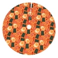 thumbnail image 1 of KLL 30" Christmas Tree Skirt Ramen Noodle Soup Xmas Tree Skirts Mat for New Year Xmas Holiday Party Indoor Outdoor Home Decoration, 1 of 5